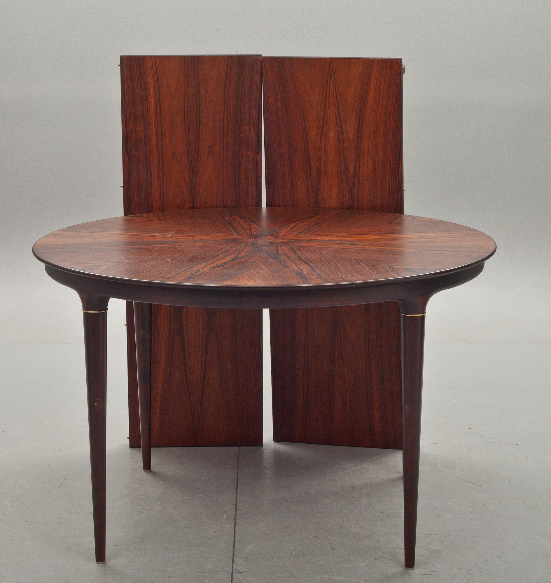 MATSALSGRUPP, 7 delar,  "Cortina", Svante Skogh, Seffle Möbelfabrik, 1960-tal.