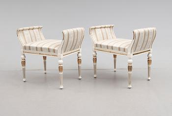 BANKETTER, 1 par, empirestil, 1900-talets första hälft.