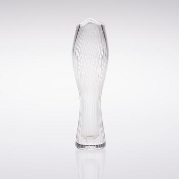 TAPIO WIRKKALA, VAS, glas, signerad Tapio Wirkkala Iittala.