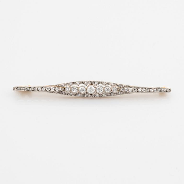Diamond brooch.