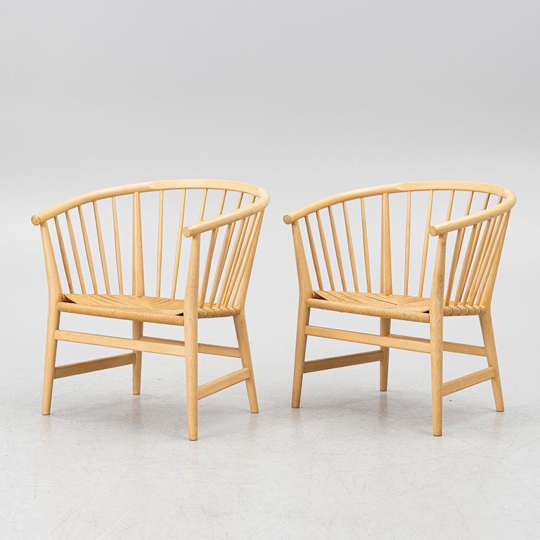 Hans J. Wegner, fåtöljer ett par, PP 112, PP Møbler, Danmark.