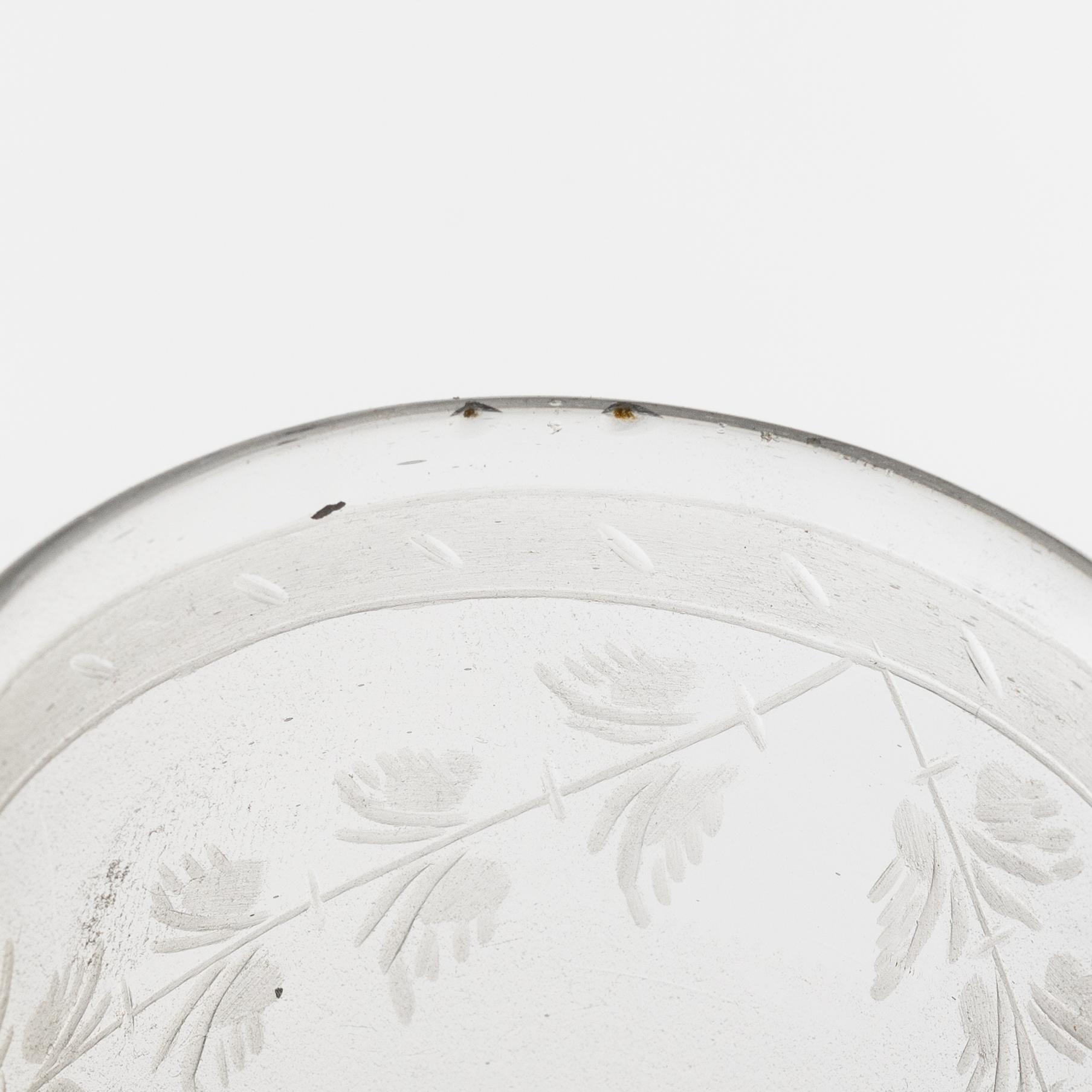 A group of 16 glasses (8+4+4), 19th century.