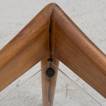 Kristian Solmer Vedel, a pair of "Modus" armchairs and a low table, Søren Willadsen, 1960's.