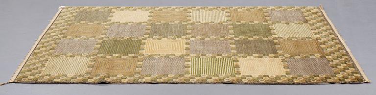 Barbro Nilsson, A CARPET, "Gråingen" probably, knotted pile, ca 223 x 144,5 cm, signed AB MMF BN.