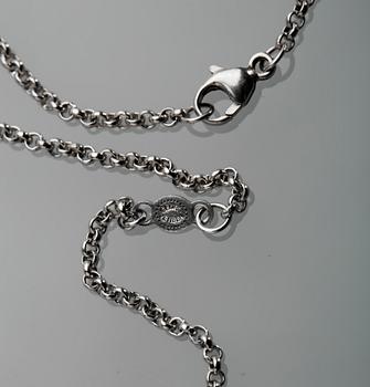 HALSMYCKE, sterlingsilver, Helle Damkjaer för Georg Jensen, Danmark, 2010. Vikt ca 26 g.
