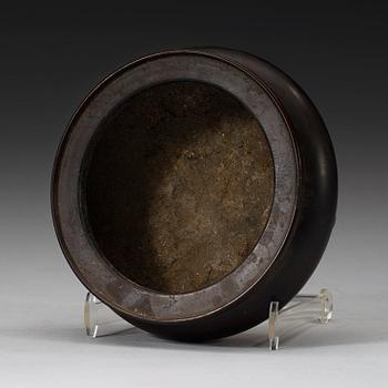 RÖKELSEKAR, brons, Qing dynastin (1644-1912).