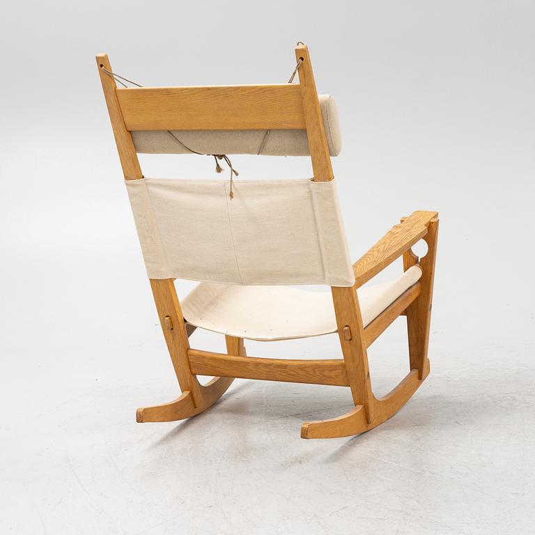 A rocking chair, 'GE673', by Hans J Wegner, for Getama, Denmark.