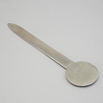 SYLVIA STAVE, brevkniv, tenn, art deco, för CG Hallberg, 1930-tal.