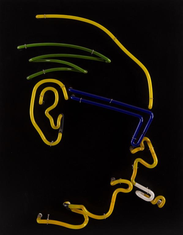 A light sculpture, 2000's.