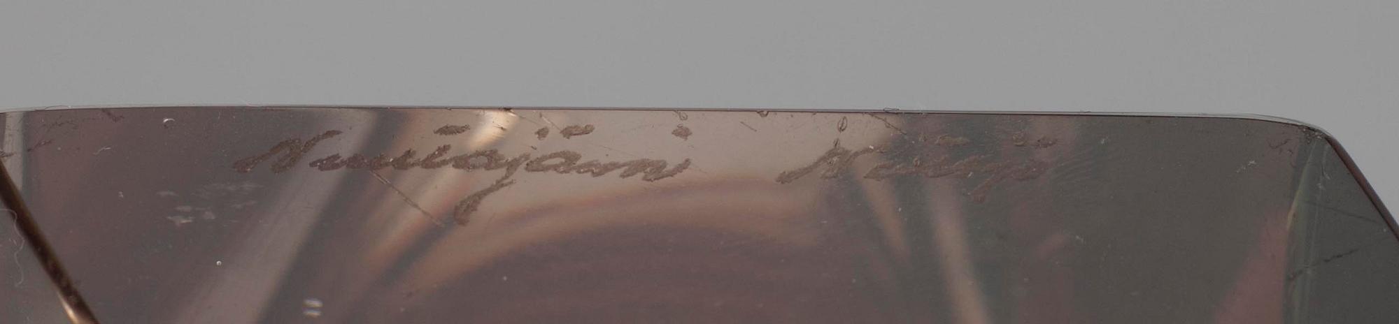 KAJ FRANCK, VAS, Prisma. Sign. Nuutajärvi Notsjö.