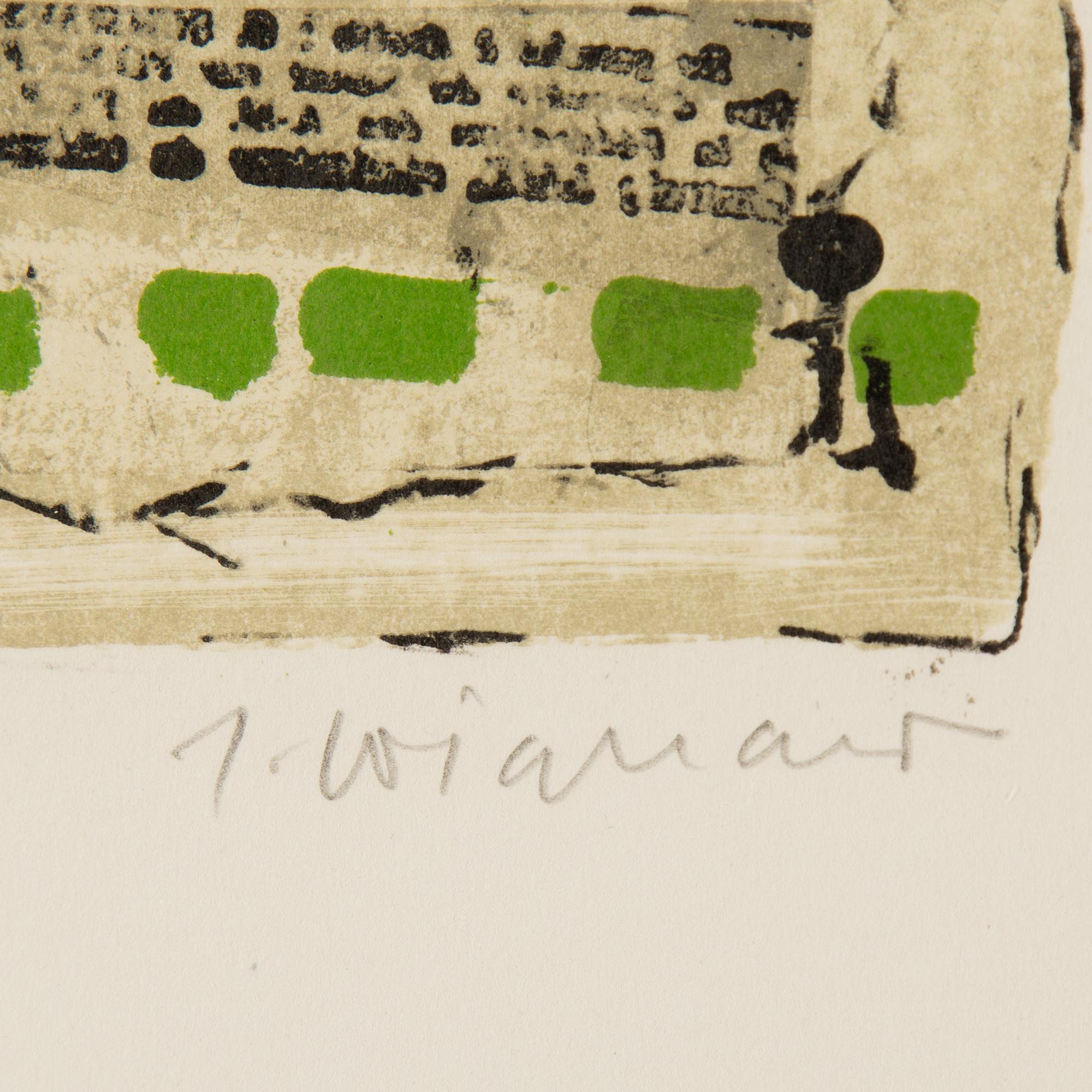JAMES COIGNARD, lithograph in colours, signed and numbered 25/75.