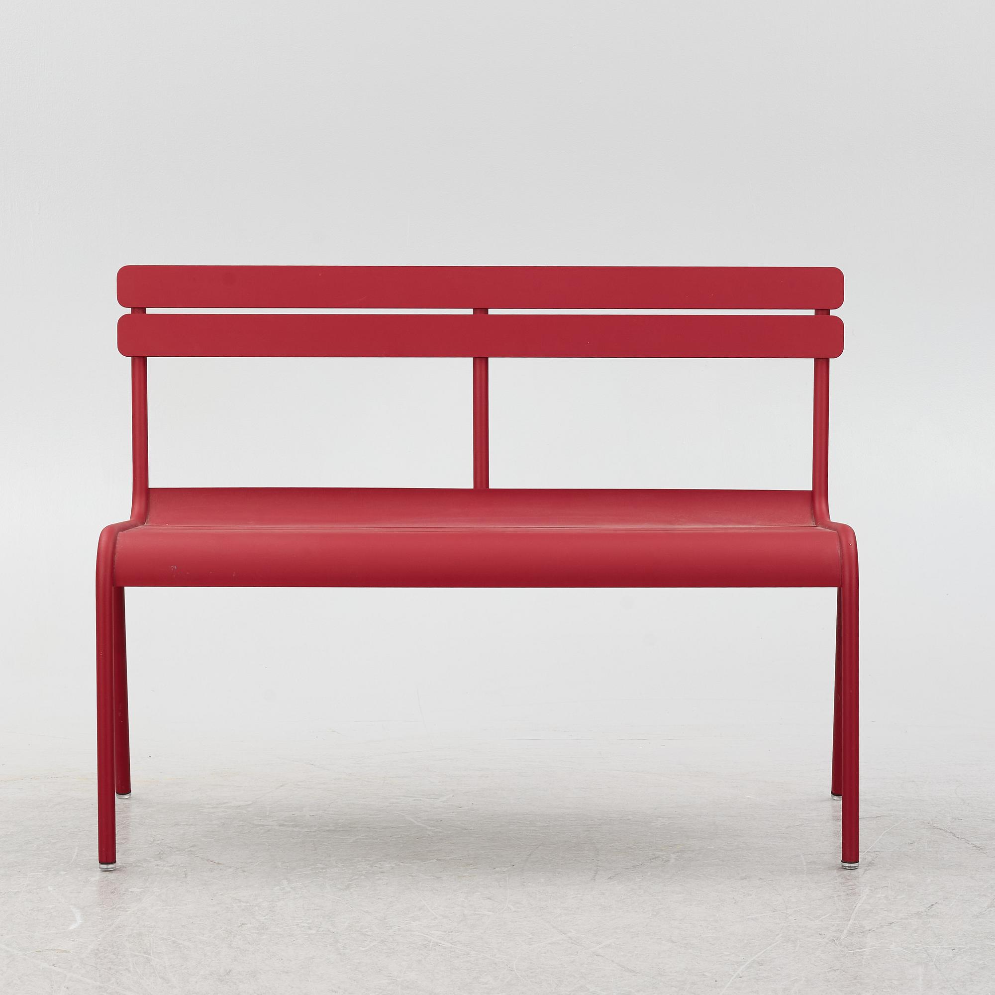 Frédéric Sofia, trädgårdssoffa, "Luxembourg", Fermob, 2000-tal.