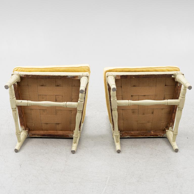 Chairs, a pair, Gustavian, late 18th century.