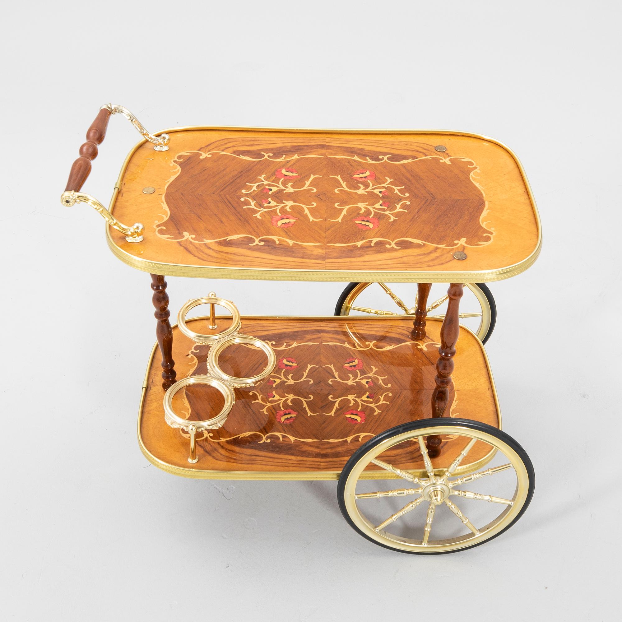 Serveringsvagn 1900-talets andra hälft.