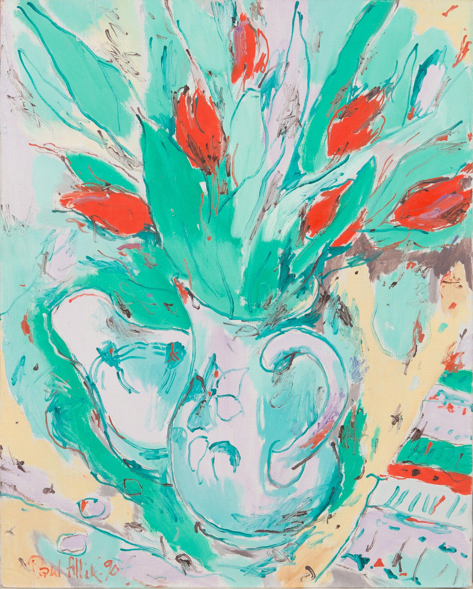 PAUL ALLIK, oil on canvas, signed and dated -90.