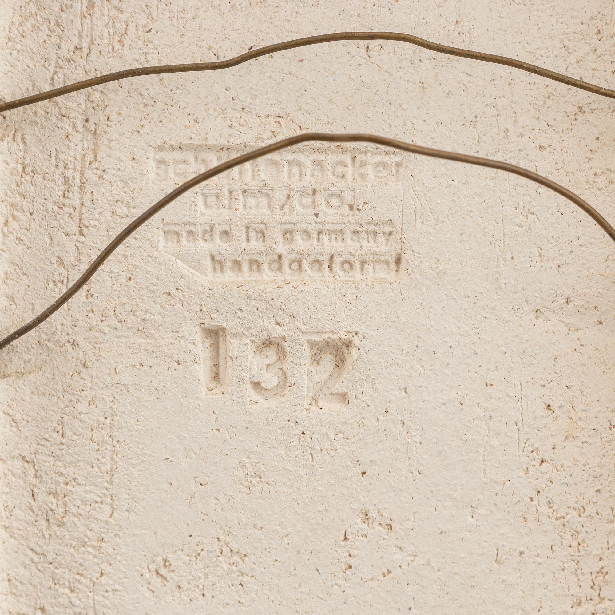 Helmut Schäffenacker, a stoneware wall relief, Ulm, Germany.