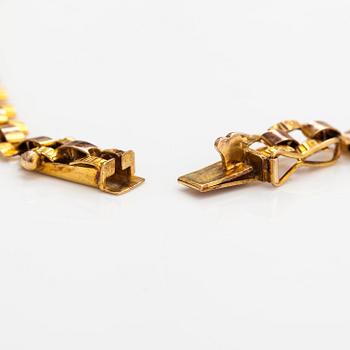 Kaulakoru, 14K kultaa. Westerback, Helsinki 1968.