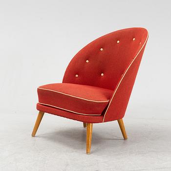 A Swedish Modern easy chair, 1940's/50's.