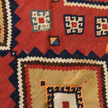 A Qashqai Kilim carpet, South Persia ca. 246 x 156 cm.