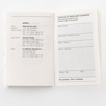 Hermès, "Barenia Rondo", armbandsur, 28 mm.