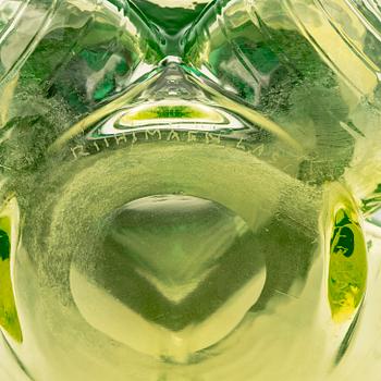 Nanny Still, a 'Pajazzo' vase, signed Riihimäen Lasi OY, Nanny Still.