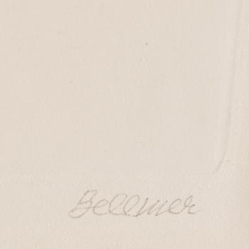 HANS BELLMER, 10 etchings in two colours, 1966-68, signed in pencil.