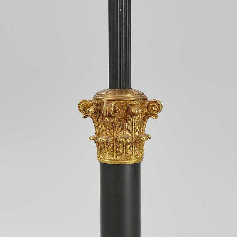 Floor lamp, 20th century, Empire style.