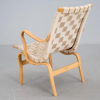 FÅTÖLJ, "Eva", stämpelmärkt Bruno Mathsson för Dux.