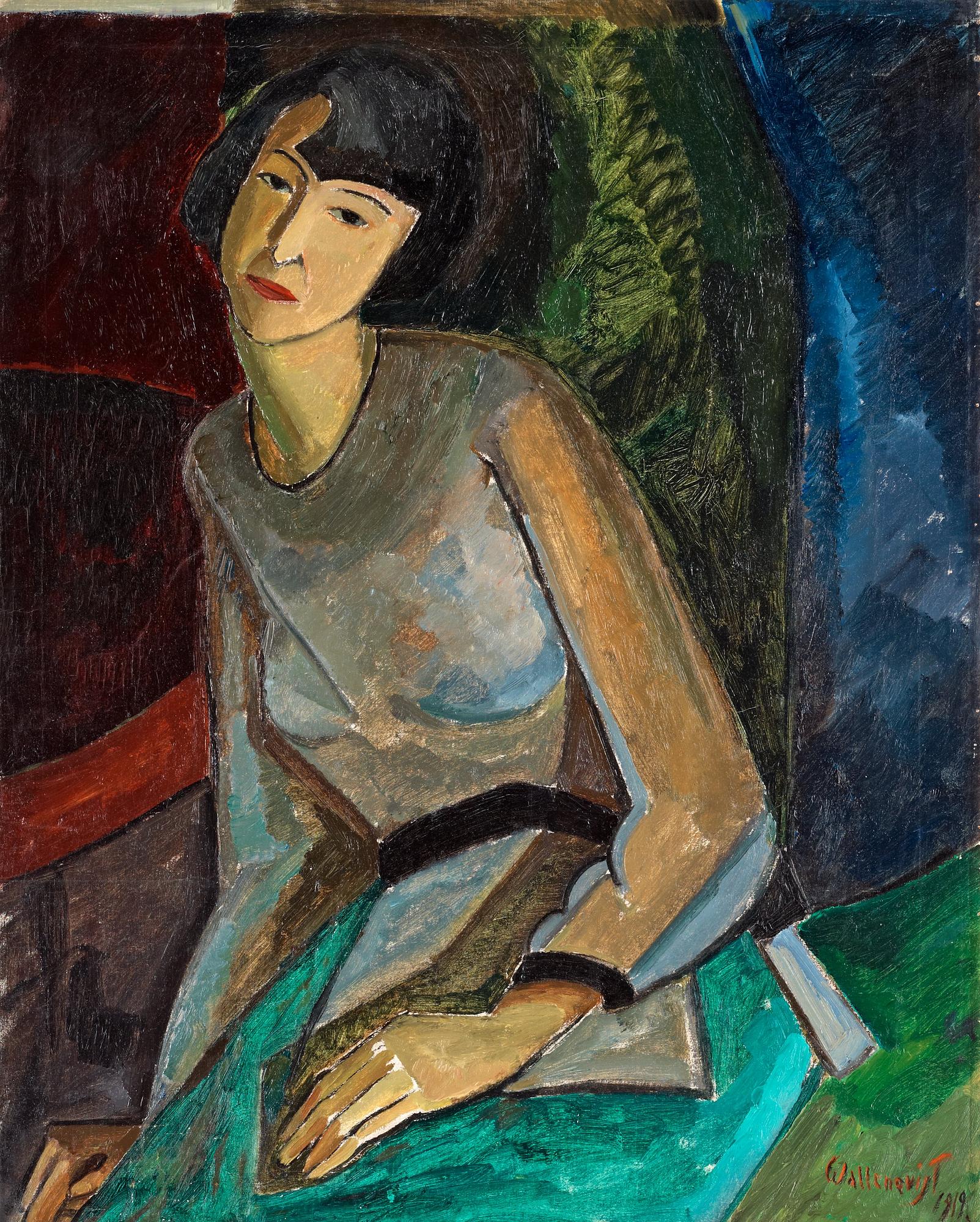 Edvard Wallenqvist, "Judeflickan" (The Jewish girl).