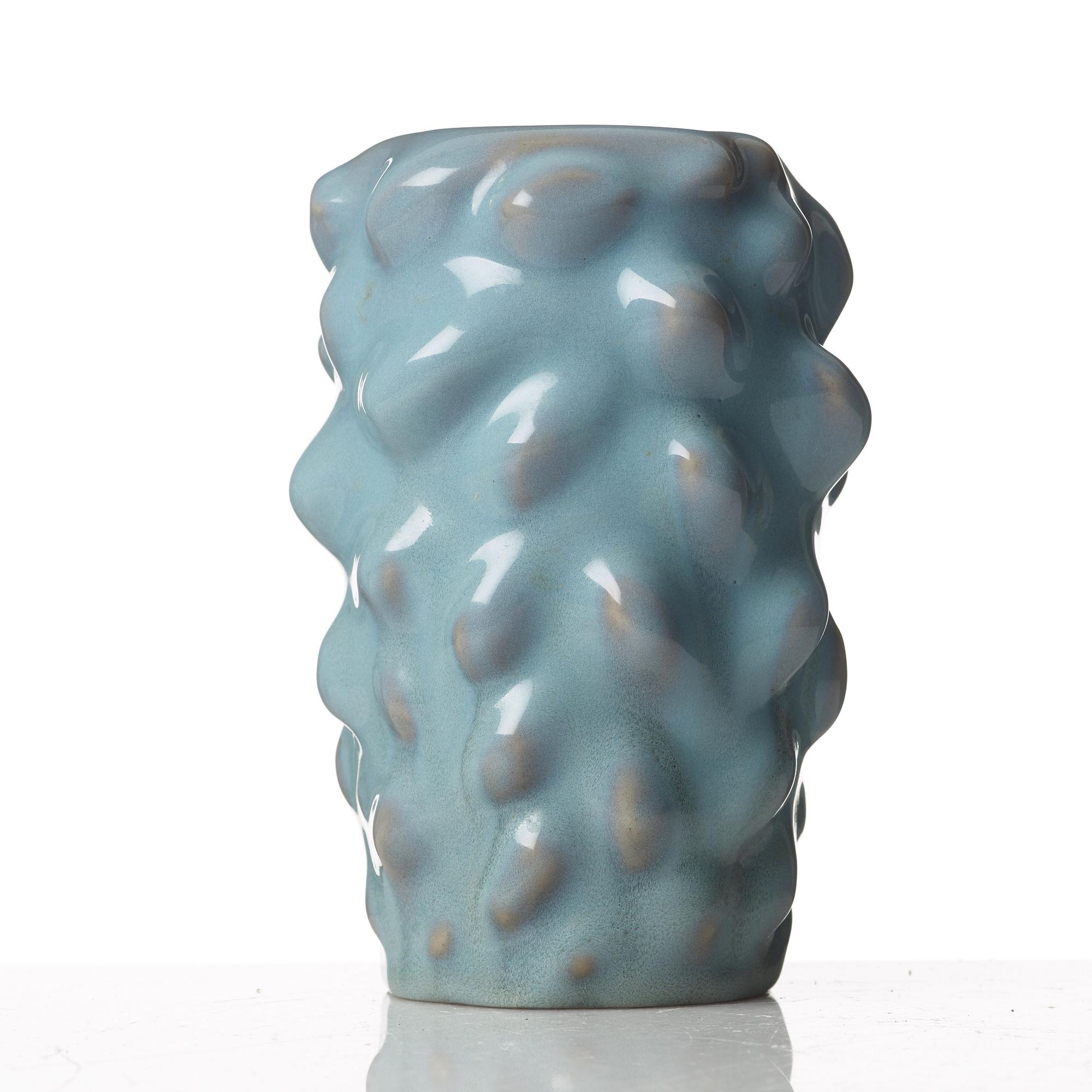 Axel Salto, a stoneware vase, Royal Copenhagen, Denmark, early 1960's.