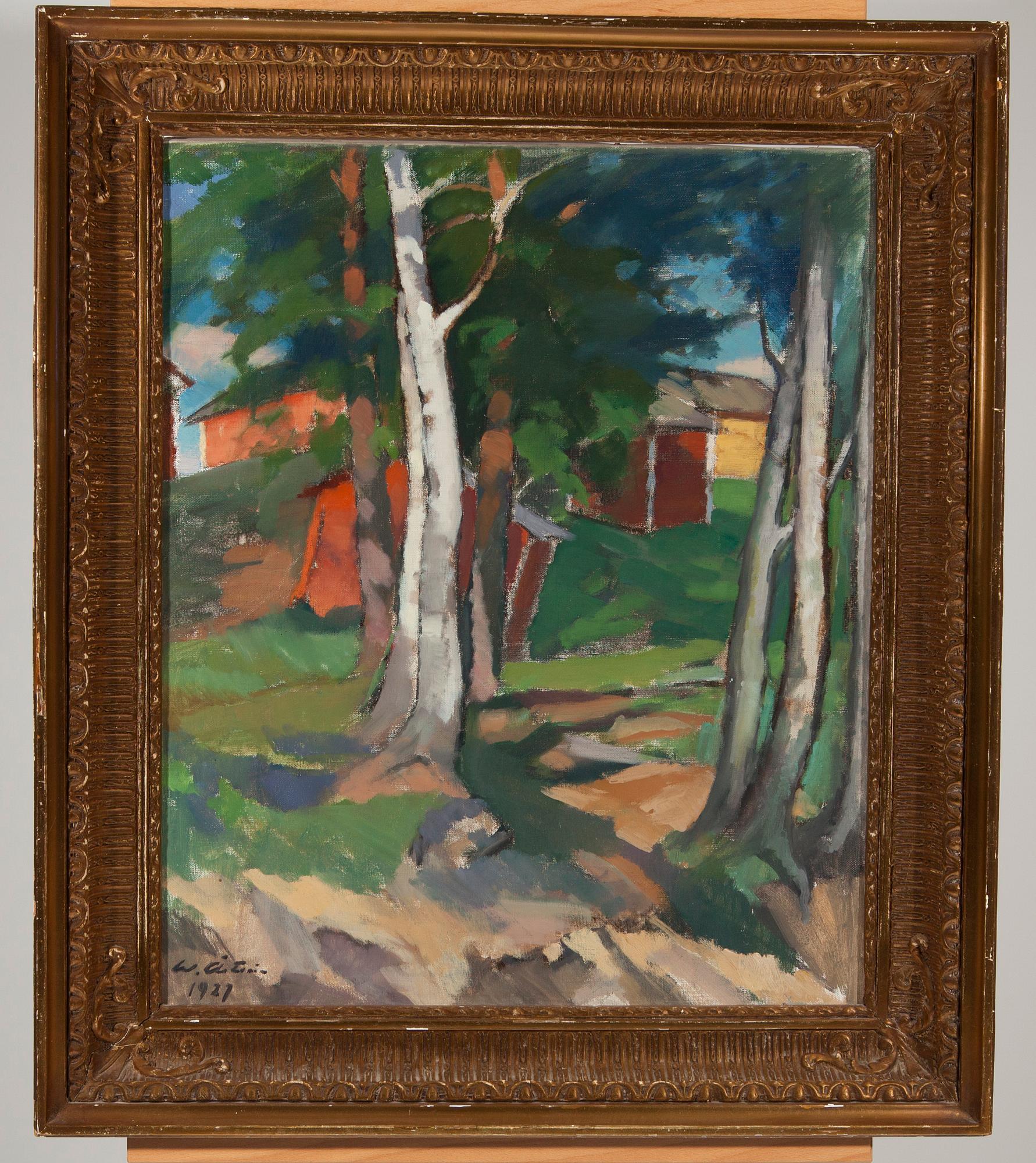 WERNER ÅSTRÖM, olja på duk, signerad och daterad 1927.