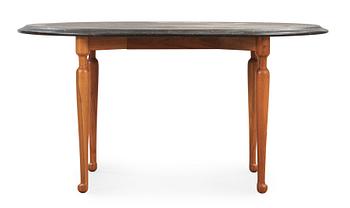 738. A Josef Frank black marble top table, Svenskt Tenn.