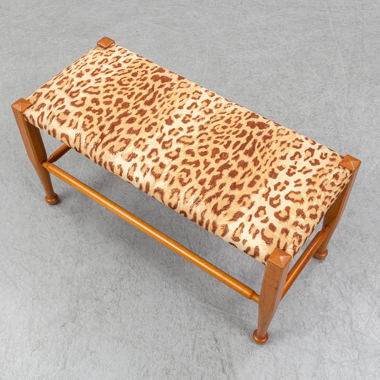 A mahogany bench by Josef Frank for Firma Svenskt Tenn.