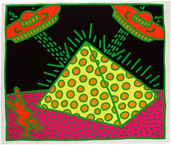 Keith Haring, ”The Fertility Suite: one plate”.