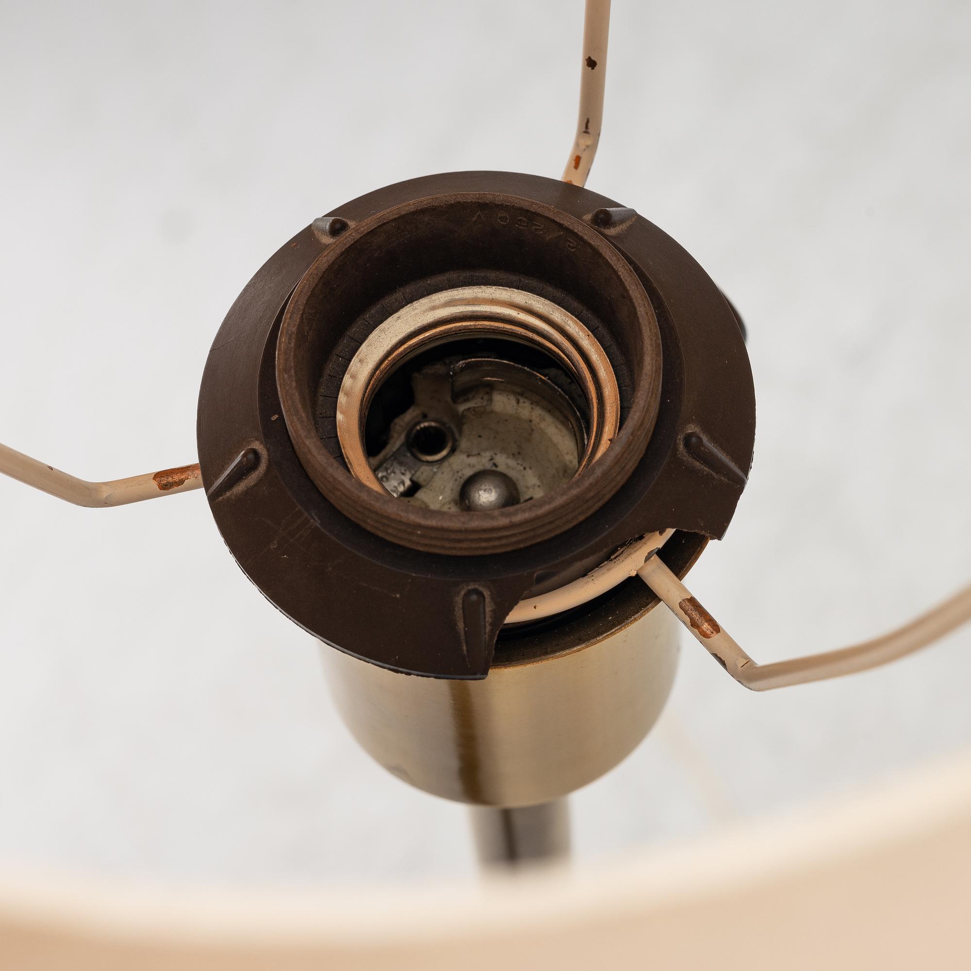 Bertil Brisborg, a pair of floor lamps, Nordiska kompaniet, 1940s.