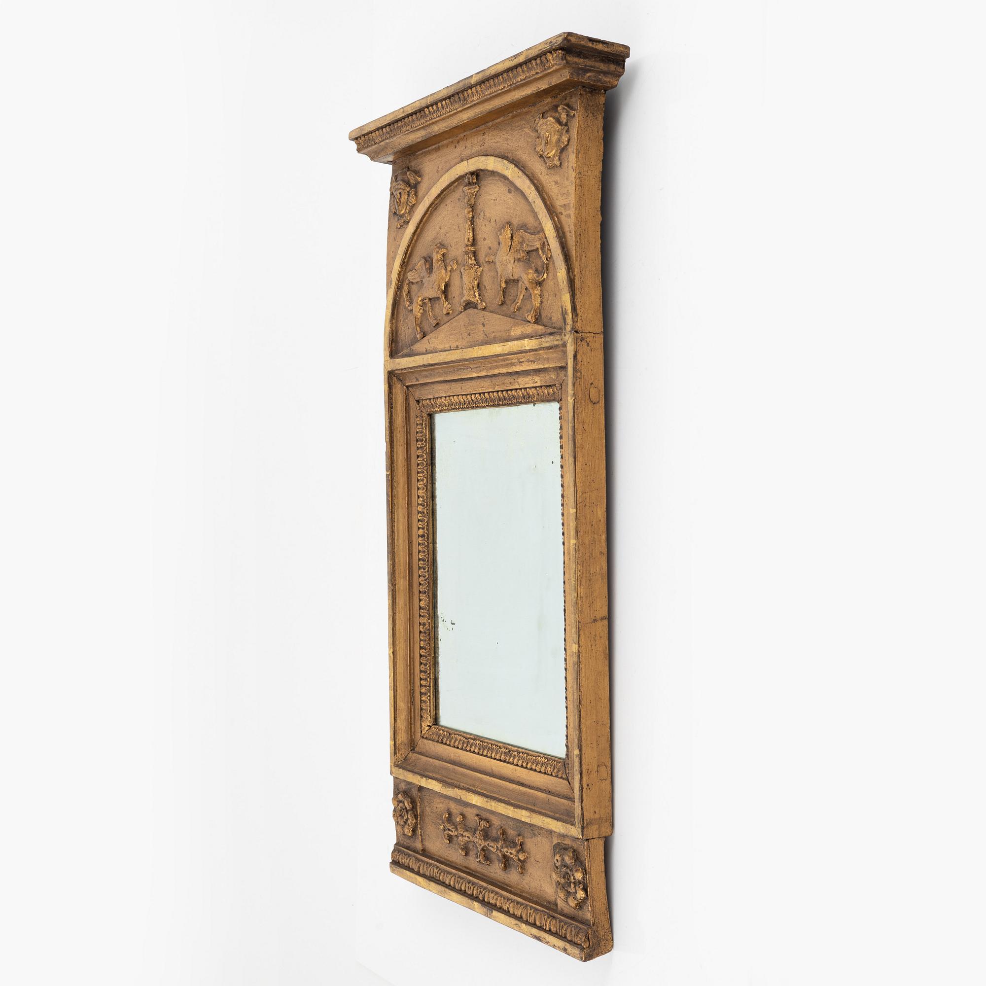 An Empire mirror, Johan Petter Holmberg, Stockholm.