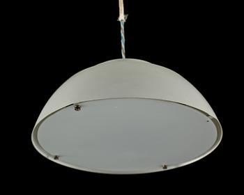 TAKLAMPA, "AJ-pendel", Arne Jacobsen för Louis Poulsen, 1900-talets andra hälft. Höjd ca 20 cm.
