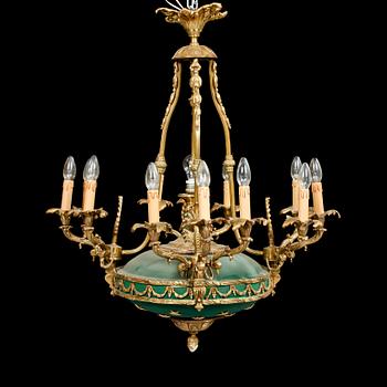 TAKAMPEL, empirstil, 1900-talets andra hälft. Höjd ca 95 cm.