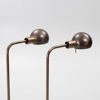 Floor lamps, a pair.