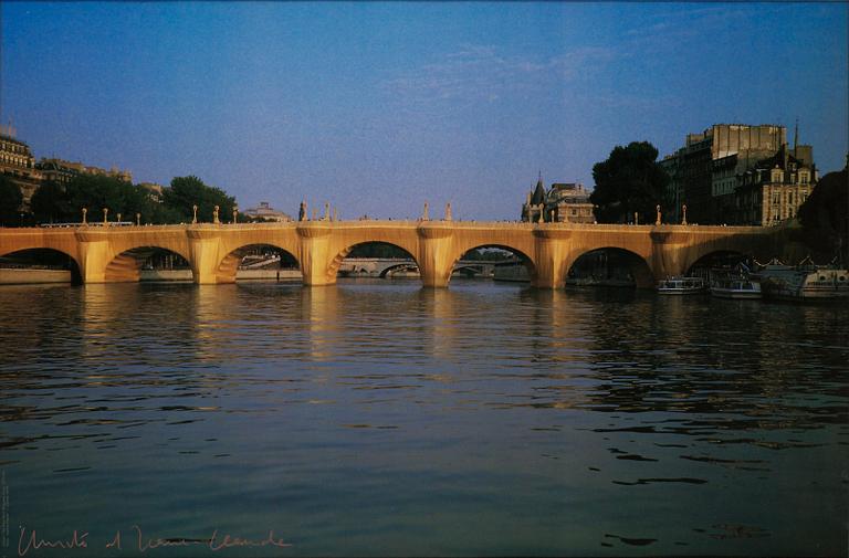 Christo & Jeanne-Claude, "The Pont Neuf wrapped, Paris".