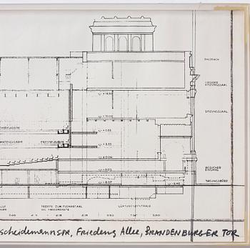 Christo & Jeanne-Claude, "Wrapped Reichstag (Project for Berlin)".