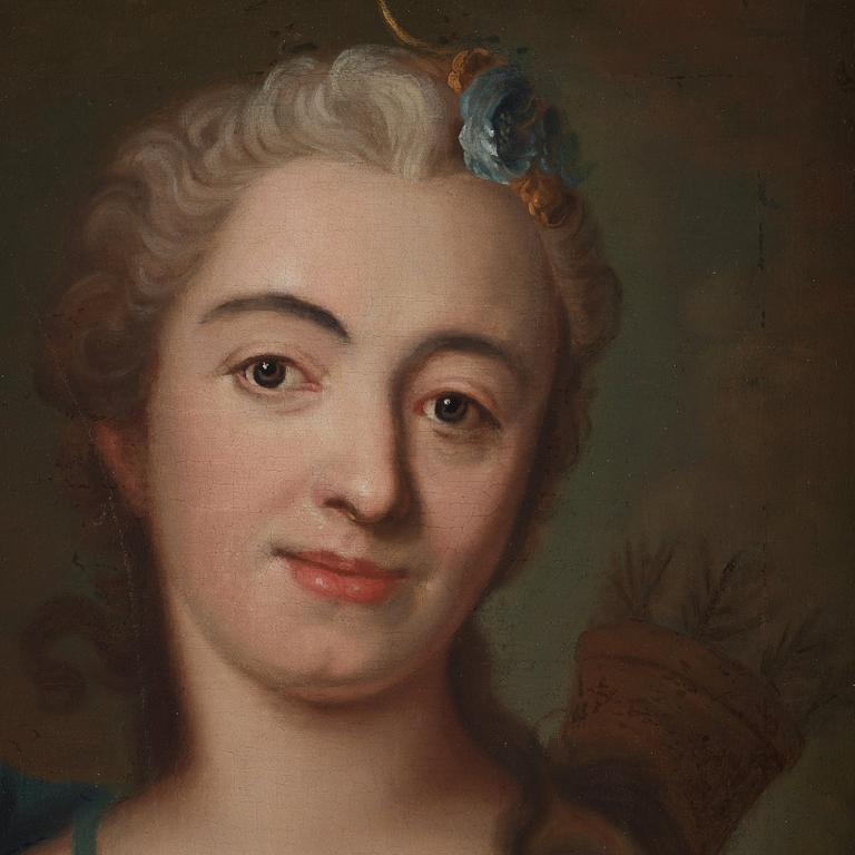 Johan Henrik Scheffel, "Kristina Anna Dohna" (1729-1792)(gift Falkenberg, Leijonhufvud).