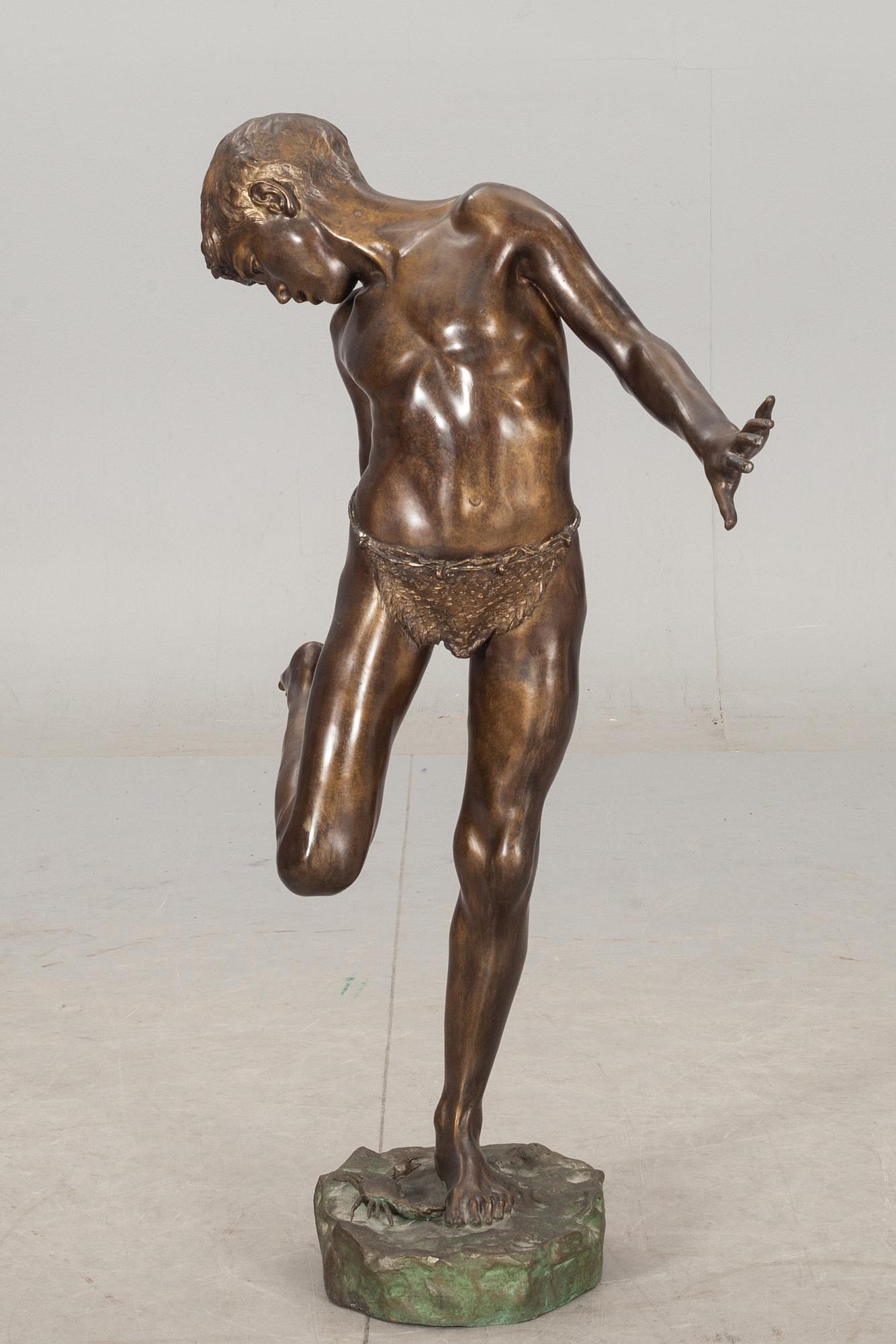 SKULPTUR, brons. 1900-talets första hälft.