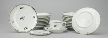 KAFFESERVIS, "Silverklocka" EP-modell, Greta Lisa Jäderholm-Snellman, Arabia, Finland 1930-tal.