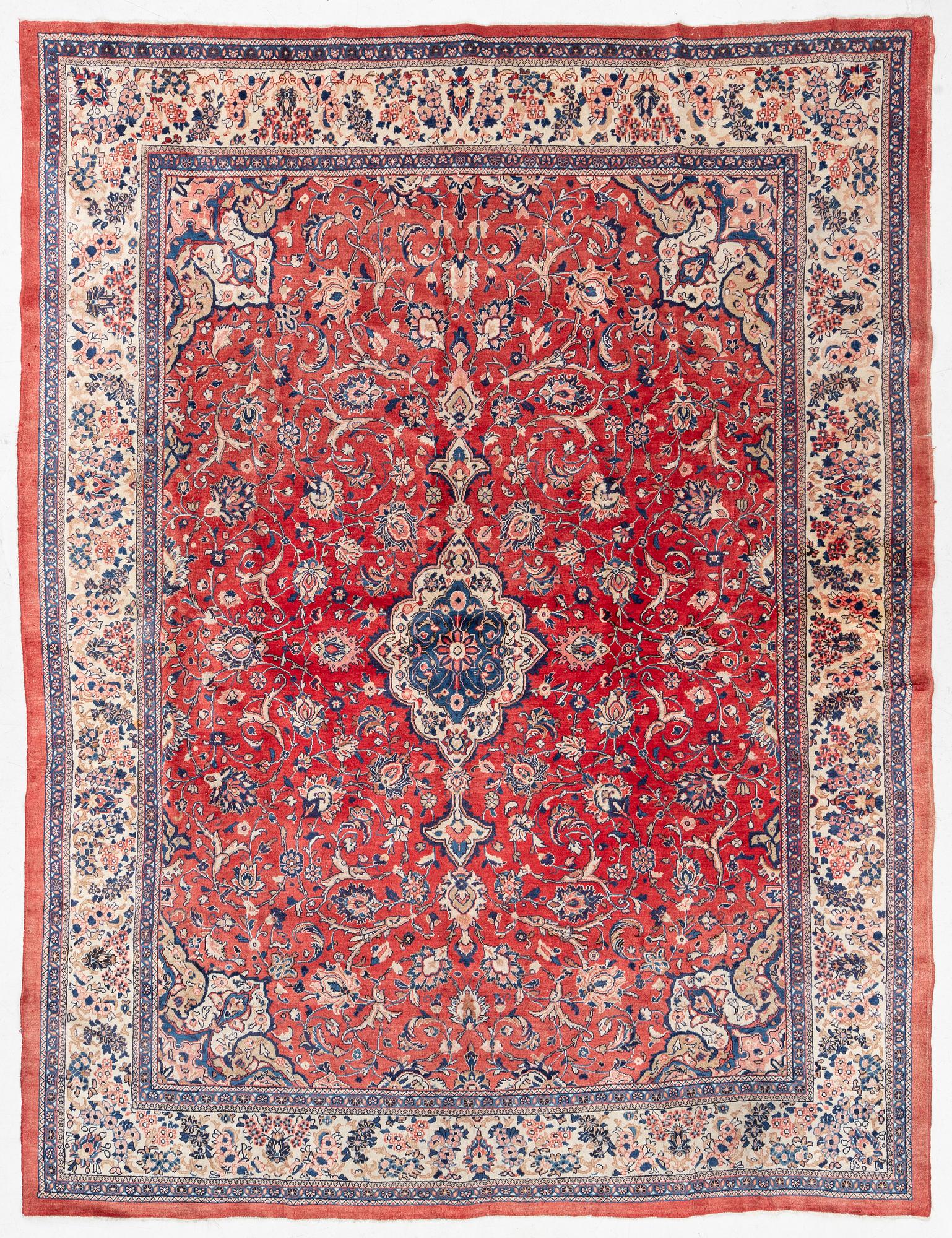 Carpet, Mahal/Sarouk, approx. 420 x 323 cm.
