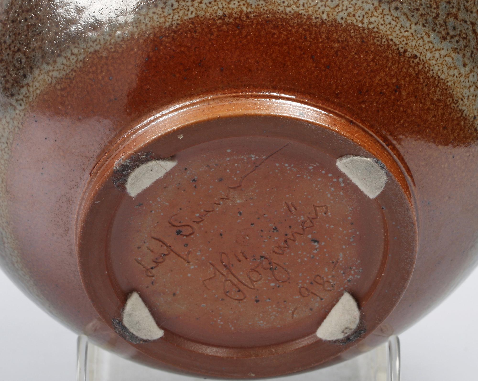 KRUKA, stengods, Leif Svensson, Höganäs. Sign o dat -98.