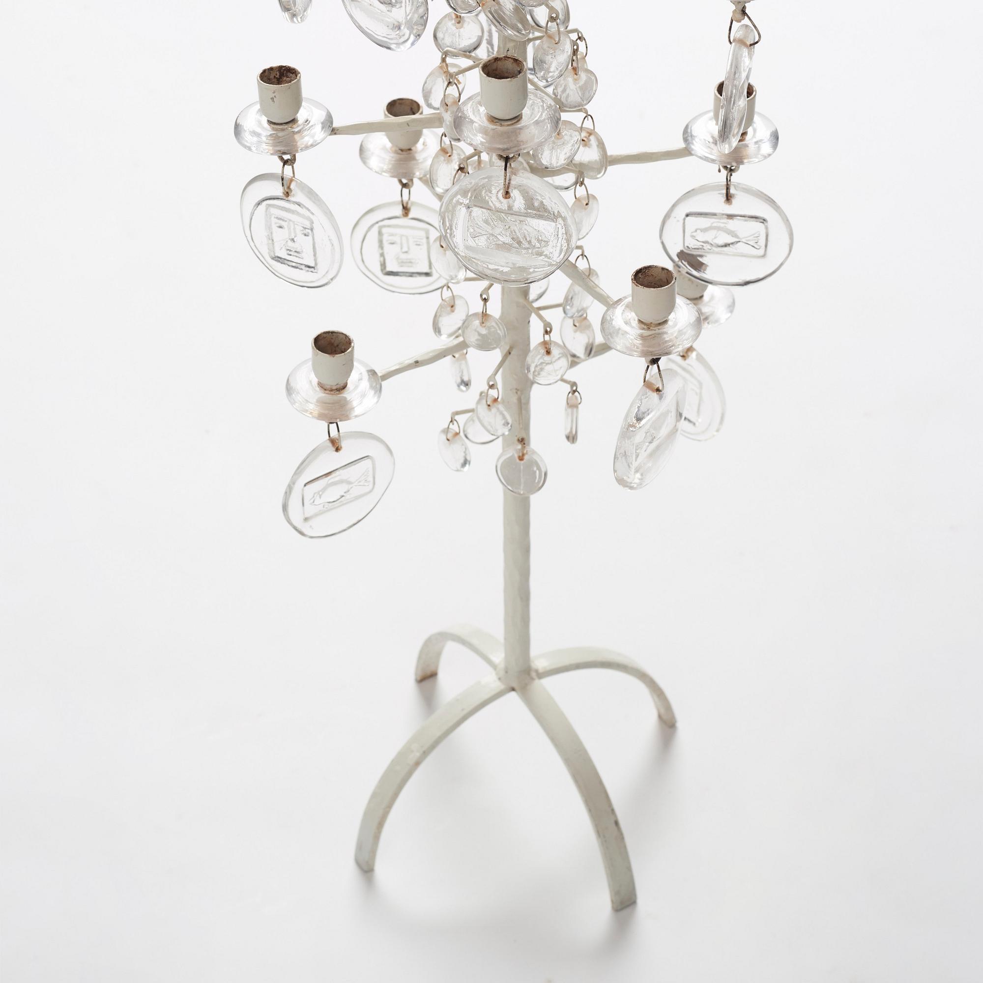 Erik Höglund, a floor candelabrum, Boda Smide, Sweden 1960-70s.