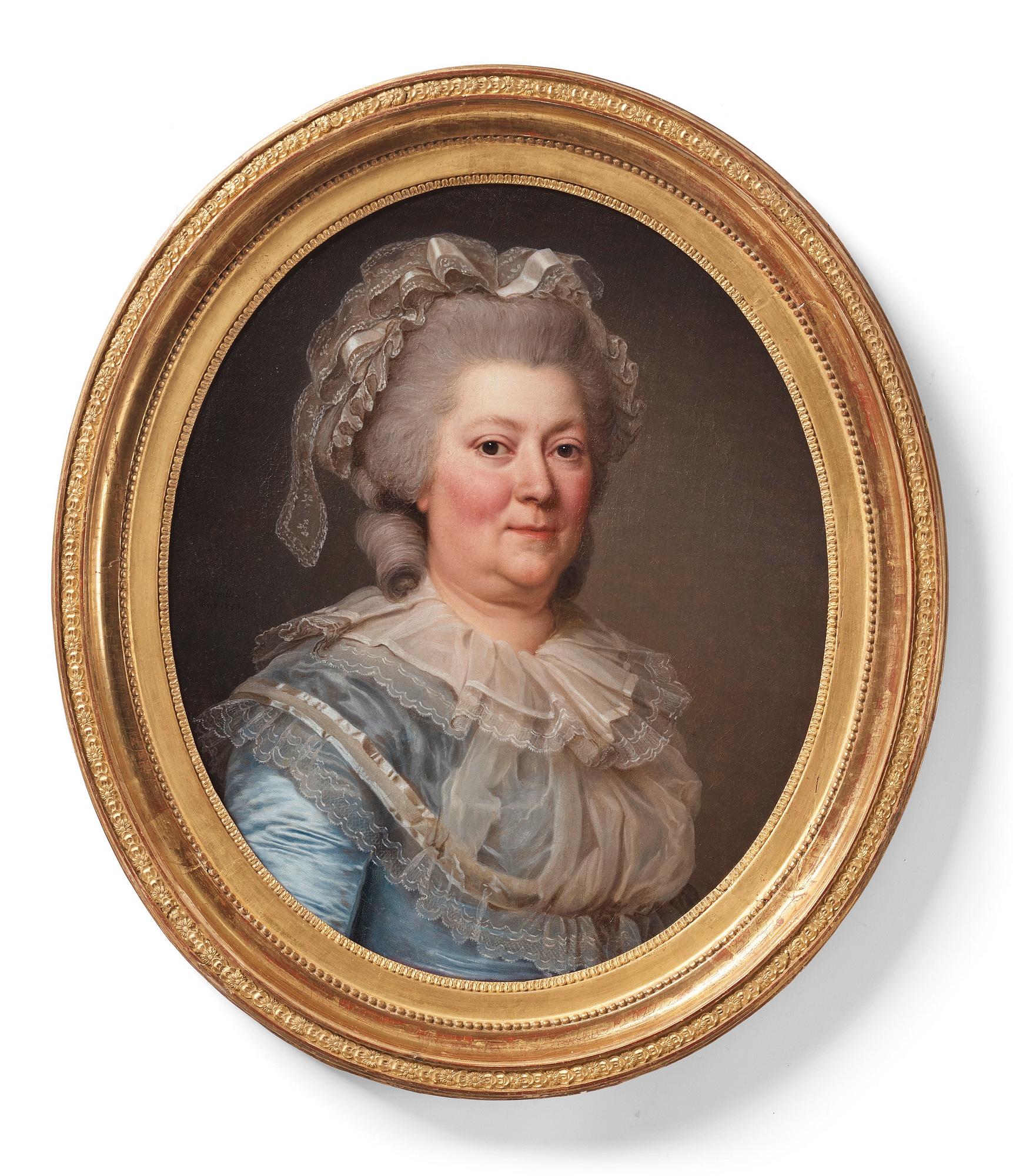 Adolf Ulrik Wertmüller, Porträtt av Madame Marie-Anne-Louise Genèt (1724-1796), kallad Lise.