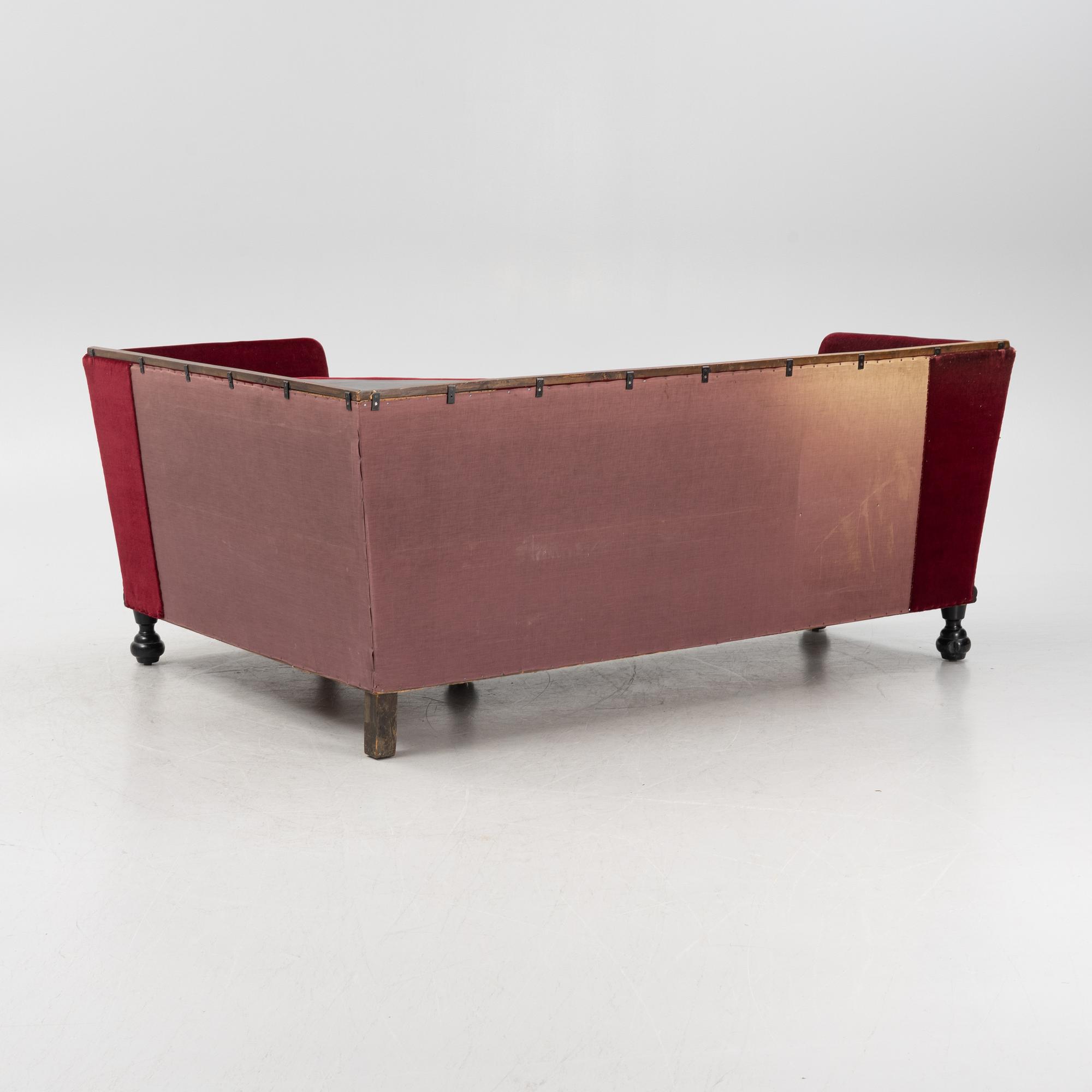 Otto Schulz, attributed to, corner sofa, Boet, Gothenburg 1920-30-tal.