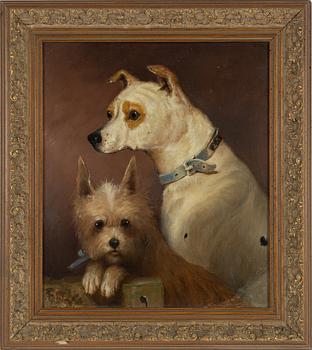 Unknown artist, 19th Century, oil on paper-panel.